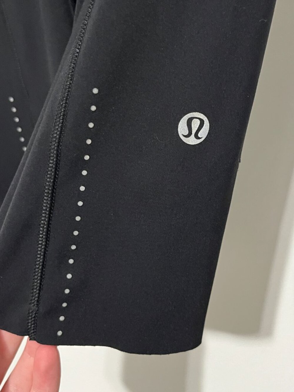 Lululemon Womens Fast Free Crop 19" Leggings LW6AS5S Black 6 Nulux Fitness Gym - Picture 4 of 6